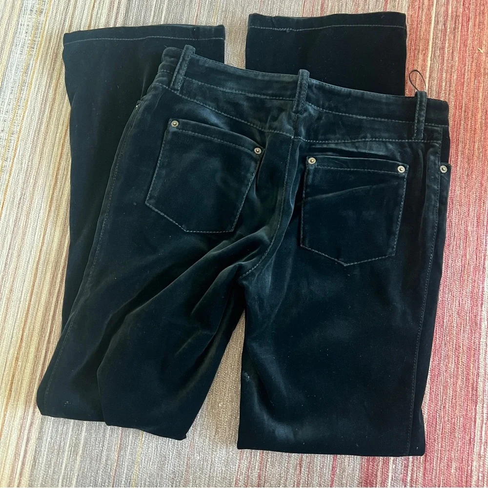 Louis Vuitton Black Velvet Flare Pants - Picture 10 of 16